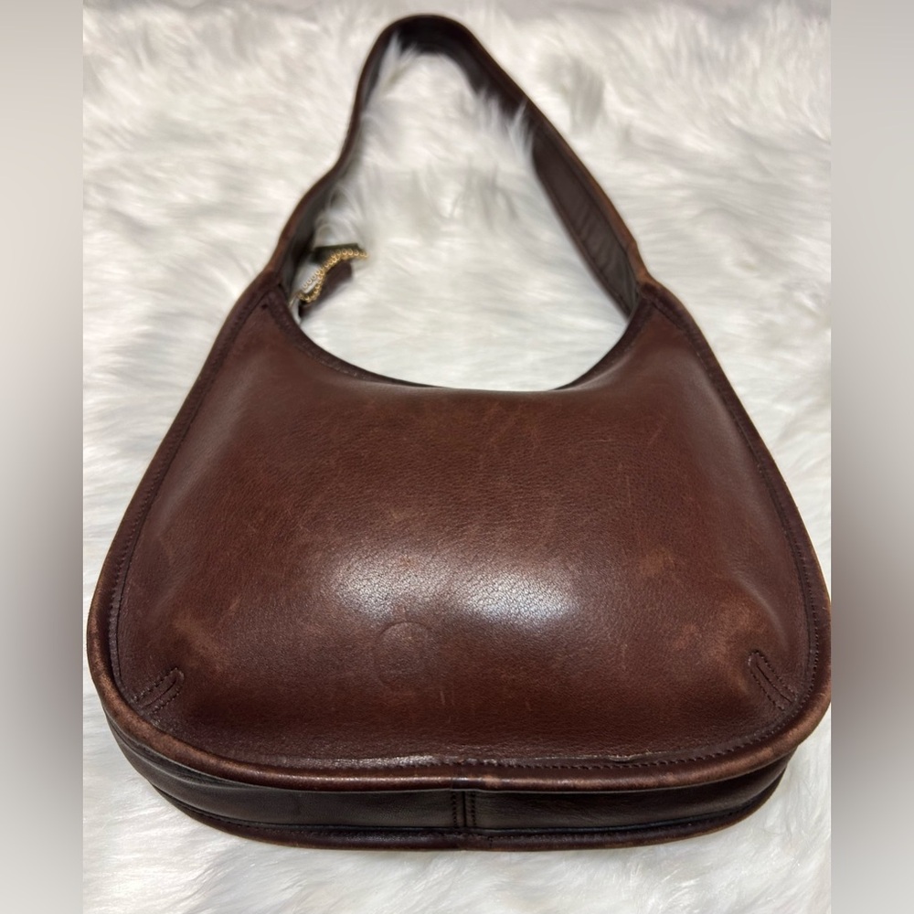 Coach VTG 1998 ERGO Mini Zip 9020 Mahogany Bag - Picture 10 of 16